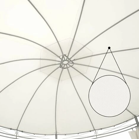 Tonnelle De Jardin Toscana Casaria Beige 5 Tonnelle De Jardin Toscana Casaria Beige – Image 3