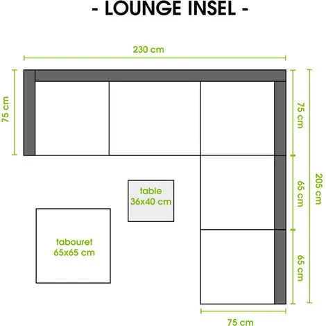 Canapé De Jardin à 6 Places LED 230cm Auvent Pliable En Marron / Beige - Salon De Jardin 6 Places De BRAST 4 Canapé De Jardin à 6 Places LED 230cm Auvent Pliable En Marron / Beige - Salon De Jardin 6 Places De BRAST – Image 2