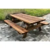 Table De Jardin & Pique-nique - 2.4m - 6-8 Personnes - Section Renforcée - Idéal Pour Dejeuner En Exterieur -Promos Verde Rêverie Boutique 32916618 1