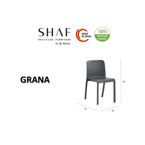 Grana: Pack De 6 Chaises Design Blanches 6 Grana: Pack De 6 Chaises Design Blanches – Image 4