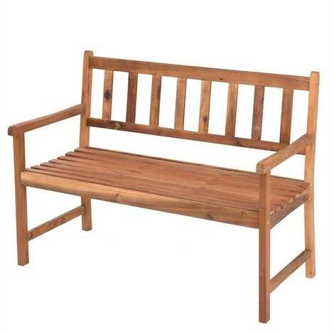 Banc De Jardin 2 Places En Bois D'acacia Massif 118 X 57 X 91 Cm Huilé 3 Banc De Jardin 2 Places En Bois D'acacia Massif 118 X 57 X 91 Cm Huilé