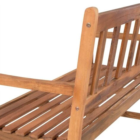 Banc De Jardin 2 Places En Bois D'acacia Massif 118 X 57 X 91 Cm Huilé 5 Banc De Jardin 2 Places En Bois D'acacia Massif 118 X 57 X 91 Cm Huilé – Image 3