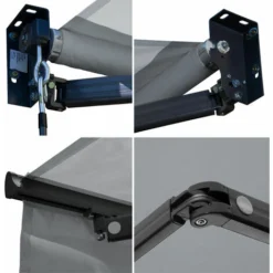 Store Banne SAULE 3,95 × 3m - Toile Grise Et Structure Grise 9 Store Banne SAULE 3,95 × 3m - Toile Grise Et Structure Grise -Promos Verde Rêverie Boutique 33368348 3