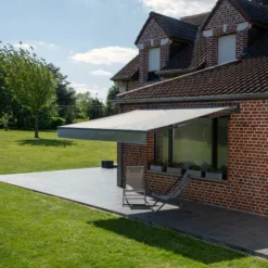 Store Banne SAULE 3,95 × 3m - Toile Grise Et Structure Grise 11 Store Banne SAULE 3,95 × 3m - Toile Grise Et Structure Grise -Promos Verde Rêverie Boutique 33368348 5