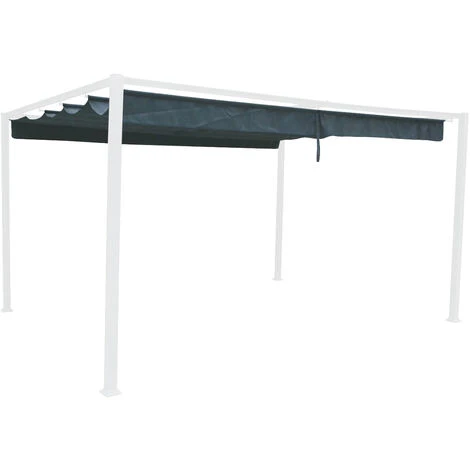 Toile De Toit Pour La Tonnelle Palmeira 4 X 3 M Ardoise 3 Toile De Toit Pour La Tonnelle Palmeira 4 X 3 M Ardoise