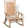 Chaise à Bascule En Bambou VidaXL 1 Chaise à Bascule En Bambou VidaXL -Promos Verde Rêverie Boutique 3426570 1