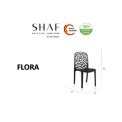 Flora: Pack De 6 Chaises Design Blanches -Promos Verde Rêverie Boutique 35074707 4