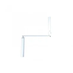 AFBAT Poignée Manivelle Acier Laqué, H.415 X L.20 X P.20 Mm