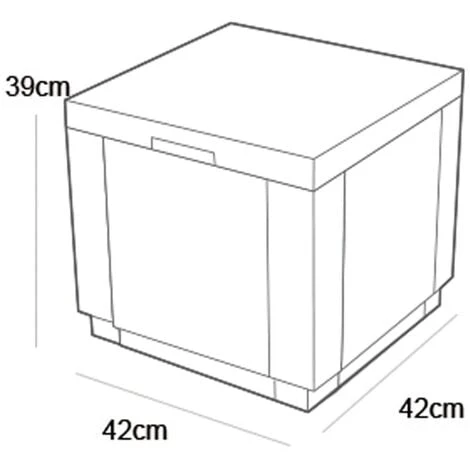 Glacière Ice Cube Cappuccino 223761 Keter 5 Glacière Ice Cube Cappuccino 223761 Keter – Image 3