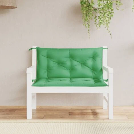 Coussin De Banc De Jardin Vert 100 Cm Tissu Oxford VidaXL 4 Coussin De Banc De Jardin Vert 100 Cm Tissu Oxford VidaXL – Image 2