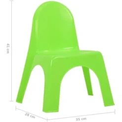 Ensemble De Table Et Chaises Pour Enfants PP VidaXL 9 Ensemble De Table Et Chaises Pour Enfants PP VidaXL -Promos Verde Rêverie Boutique 36028959 3