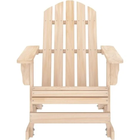 Chaise à Bascule De Jardin Adirondack Bois De Sapin Massif VidaXL 4 Chaise à Bascule De Jardin Adirondack Bois De Sapin Massif VidaXL – Image 2
