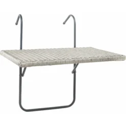 Table Suspendue Pour Balcon - RATTAN - Pliable