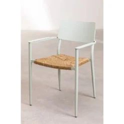 Lot De 2 Chaises De Jardin Empilables En Aluminium Amadeu SKLUM Vert Cendre 10 Lot De 2 Chaises De Jardin Empilables En Aluminium Amadeu SKLUM Vert Cendre -Promos Verde Rêverie Boutique 40745433 4