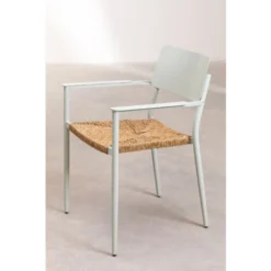 Lot De 2 Chaises De Jardin Empilables En Aluminium Amadeu SKLUM Vert Cendre 11 Lot De 2 Chaises De Jardin Empilables En Aluminium Amadeu SKLUM Vert Cendre -Promos Verde Rêverie Boutique 40745433 5