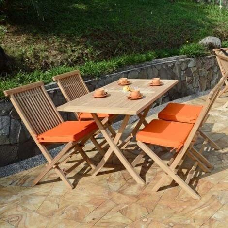Table Pliante Rectangulaire En Teck Ecograde Kensaï 120 X 70 Cm 3 Table Pliante Rectangulaire En Teck Ecograde Kensaï 120 X 70 Cm