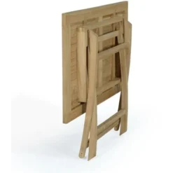 Table Pliante Rectangulaire En Teck Ecograde Kensaï 120 X 70 Cm 9 Table Pliante Rectangulaire En Teck Ecograde Kensaï 120 X 70 Cm -Promos Verde Rêverie Boutique 41118 3