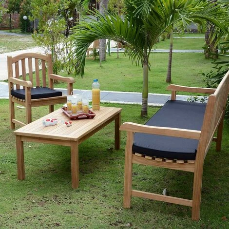 Table Basse Rectangulaire En Teck Ecograde Coffee 120 X 60 Cm 5 Table Basse Rectangulaire En Teck Ecograde Coffee 120 X 60 Cm – Image 3