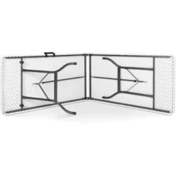 Table Pliante D'appoint Portable 180 CM Pour Camping Ou Réception 11 Table Pliante D'appoint Portable 180 CM Pour Camping Ou Réception -Promos Verde Rêverie Boutique 418925 5
