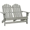 Chaise De Jardin Adirondack 2 Places Bois De Sapin Massif Gris VidaXL 1 Chaise De Jardin Adirondack 2 Places Bois De Sapin Massif Gris VidaXL -Promos Verde Rêverie Boutique 42096310 1