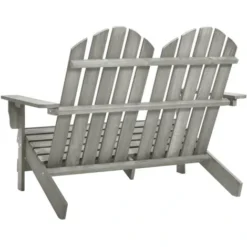 Chaise De Jardin Adirondack 2 Places Bois De Sapin Massif Gris VidaXL 10 Chaise De Jardin Adirondack 2 Places Bois De Sapin Massif Gris VidaXL -Promos Verde Rêverie Boutique 42096310 4