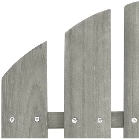 Chaise De Jardin Adirondack 2 Places Bois De Sapin Massif Gris VidaXL 7 Chaise De Jardin Adirondack 2 Places Bois De Sapin Massif Gris VidaXL – Image 5