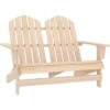 Chaise De Jardin Adirondack 2 Places Bois De Sapin Massif VidaXL 1 Chaise De Jardin Adirondack 2 Places Bois De Sapin Massif VidaXL -Promos Verde Rêverie Boutique 42096315 1