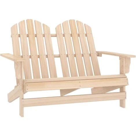 Chaise De Jardin Adirondack 2 Places Bois De Sapin Massif VidaXL 3 Chaise De Jardin Adirondack 2 Places Bois De Sapin Massif VidaXL