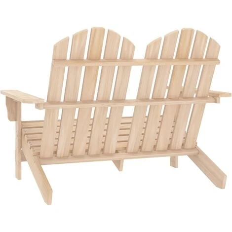 Chaise De Jardin Adirondack 2 Places Bois De Sapin Massif VidaXL 6 Chaise De Jardin Adirondack 2 Places Bois De Sapin Massif VidaXL – Image 4
