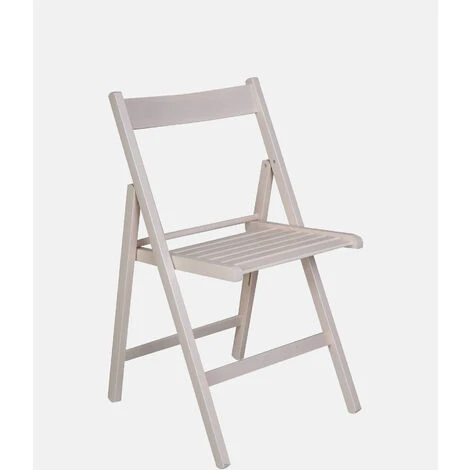 Dmora Chaise Pliante Moderne En Bois, Pour Balcon Ou Jardin, Cm 42x48h79, Assise H Cm 47, Couleur Blanche, Avec Emballage Renforcé 3 Dmora Chaise Pliante Moderne En Bois, Pour Balcon Ou Jardin, Cm 42x48h79, Assise H Cm 47, Couleur Blanche, Avec Emballage Renforcé