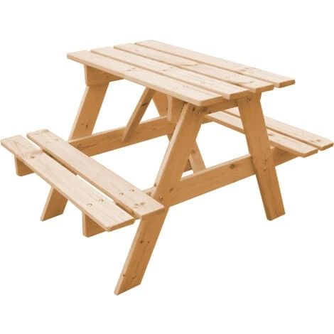 TIMBELA M012-1 Table Enfant En Bois – Table Et Chaise Enfant - Salon De Jardin Enfant 81x60xH50 Cm - Table Picnic Enfant Pour L'extérieur Ou à L'intérieur 3 TIMBELA M012-1 Table Enfant En Bois – Table Et Chaise Enfant - Salon De Jardin Enfant 81x60xH50 Cm - Table Picnic Enfant Pour L'extérieur Ou à L'intérieur