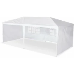 Tente De Réception 3x6m - Aginum - Blanc - à Utiliser Comme Pavillon. Pergola. Chapiteau Ou Tonnelle. -Promos Verde Rêverie Boutique 44639452 3