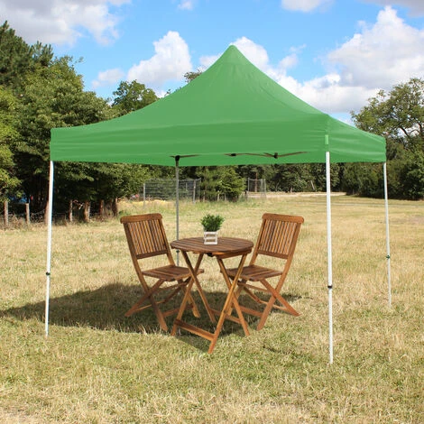 Tente Pliante 3x3m ECO Tube 25mm En Acier Bâche 220g/m² ENDUIT PVC 100% ÉTANCHE Pavillon Jardin Tonnelle Réception Sac De Transport 3 Tente Pliante 3x3m ECO Tube 25mm En Acier Bâche 220g/m² ENDUIT PVC 100% ÉTANCHE Pavillon Jardin Tonnelle Réception Sac De Transport – Image 2