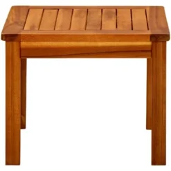 Table Basse De Jardin 45x45x36 Cm Bois Solide D'acacia VidaXL -Promos Verde Rêverie Boutique 45291714 2