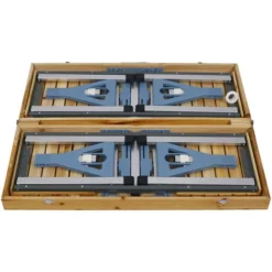 Table De Camping Avec 4 Chaises 85x72x66cm Ensemble De Meuble En Bloc Pliant En Bois Et Aluminium 9 Table De Camping Avec 4 Chaises 85x72x66cm Ensemble De Meuble En Bloc Pliant En Bois Et Aluminium -Promos Verde Rêverie Boutique 45689754 4