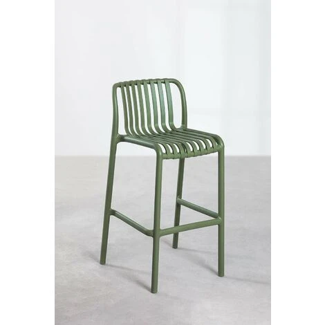 Tabouret Haut De Jardin Wendell SKLUM Vert Militaire ↑65 Cm 4 Tabouret Haut De Jardin Wendell SKLUM Vert Militaire ↑65 Cm – Image 2