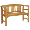 Banc De Jardin 114 Cm Bois D'acacia Solide VidaXL