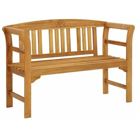 Banc De Jardin 114 Cm Bois D'acacia Solide VidaXL 3 Banc De Jardin 114 Cm Bois D'acacia Solide VidaXL