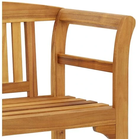 Banc De Jardin 114 Cm Bois D'acacia Solide VidaXL 7 Banc De Jardin 114 Cm Bois D'acacia Solide VidaXL – Image 5