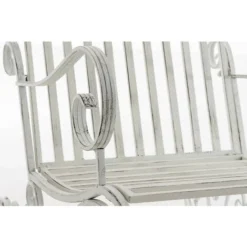 Chaise Fauteuil à Bascule Rocking Chair Pour Jardin En Fer Blanc Vieilli 10 Chaise Fauteuil à Bascule Rocking Chair Pour Jardin En Fer Blanc Vieilli -Promos Verde Rêverie Boutique 5019489 4