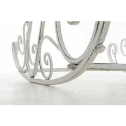 Chaise Fauteuil à Bascule Rocking Chair Pour Jardin En Fer Blanc Vieilli 11 Chaise Fauteuil à Bascule Rocking Chair Pour Jardin En Fer Blanc Vieilli -Promos Verde Rêverie Boutique 5019489 5