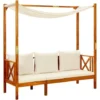 Banc De Jardin Avec Auvent Bois D'acacia Solide VidaXL 1 Banc De Jardin Avec Auvent Bois D'acacia Solide VidaXL -Promos Verde Rêverie Boutique 50396431 1