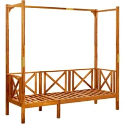 Banc De Jardin Avec Auvent Bois D'acacia Solide VidaXL 10 Banc De Jardin Avec Auvent Bois D'acacia Solide VidaXL -Promos Verde Rêverie Boutique 50396431 4