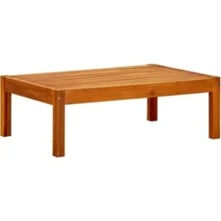 Table De Jardin 85x57x29 Cm Bois D'acacia Massif VidaXL