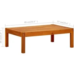 Table De Jardin 85x57x29 Cm Bois D'acacia Massif VidaXL -Promos Verde Rêverie Boutique 50396435 3