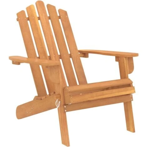 Chaise De Jardin Adirondack Bois D'acacia Massif VidaXL 3 Chaise De Jardin Adirondack Bois D'acacia Massif VidaXL