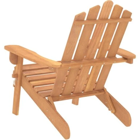 Chaise De Jardin Adirondack Bois D'acacia Massif VidaXL 7 Chaise De Jardin Adirondack Bois D'acacia Massif VidaXL – Image 5
