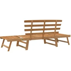 Banc De Jardin 2-en-1 190 Cm Bois Solide D'acacia VidaXL -Promos Verde Rêverie Boutique 50913080 5