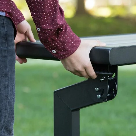 Lifetime Banc Convertible En Table Pique-Nique Gris (141 Cm) 6 Lifetime Banc Convertible En Table Pique-Nique Gris (141 Cm) – Image 4