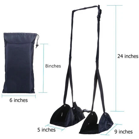 Repose-Pieds D'avion,Hamac De Pied,Accessoires De Voyage D'avion De Qualité Supérieure,Idéal Pour La Maison De Bureau De Vol Fontainebleau Noir 5 Repose-Pieds D'avion,Hamac De Pied,Accessoires De Voyage D'avion De Qualité Supérieure,Idéal Pour La Maison De Bureau De Vol Fontainebleau Noir – Image 3